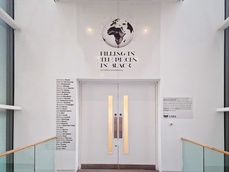 Wall Graphic exhibition vinyl, Saatchi Gallery