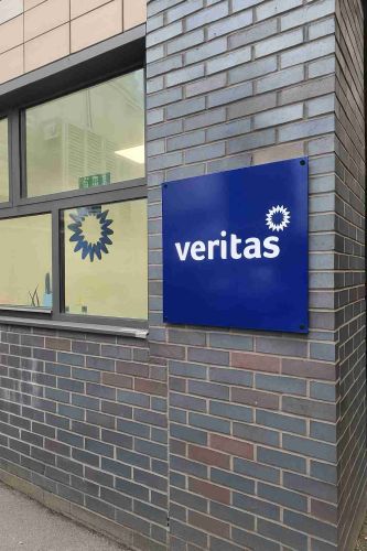 Metal sign with vinyl wrap_11zon