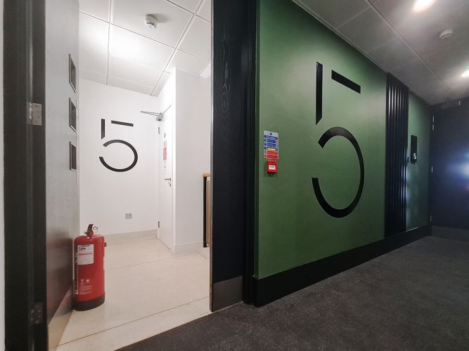 Large vinyl floor numbers